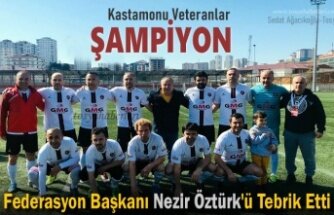 Kastamonu Veteranlar Şampiyon Oldu