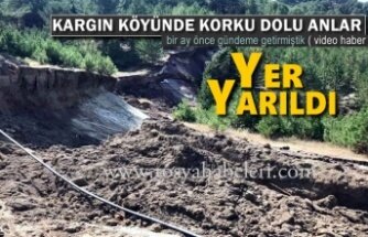 TOSYA KARGIN KÖYÜNDE YER YARILDI (Görüntülü Haber )