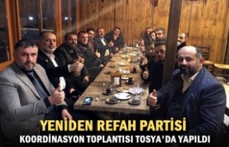 Yeniden Refah Partisi Koordinasyon Toplantısı Tosya'da Yapıldı