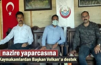 Kaymakamlardan Tosya Belediye Başkanına Destek