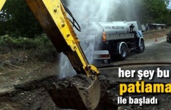 TOSYA İSALE HATTINDA PATLAMA