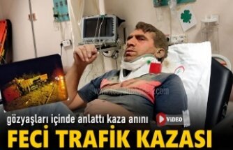 TOSYA'DA FRENİ BOŞOLAN KAMYON DEVRİLDİ