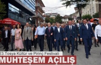 23.Uluslararası Tosya Kültür ve Pirinç Festivali Muhteşem Açılış