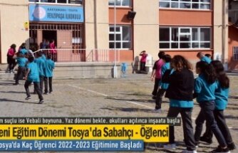 Tosya'da 2022-2023 Eğitim Öğretim Ders Zili Çaldı