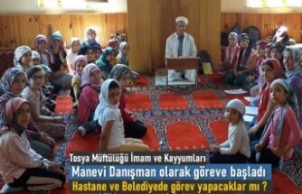 Tosya'da İmam ve Müezzinler Manevi Danışman Görevine Başladı