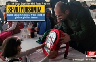 Tosya Belediyesi 3 Aralık Engelliler Günü için Program düzenledi
