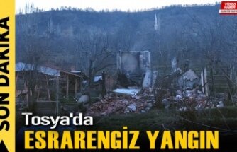 Tosya Kuzyaka Köyünde Esrarengiz Bağ Evi Yangını