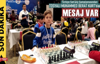 TÜRKİYE SATRANÇ TURNUVASINDA TOSYALI MUHAMMED BERAT KURT RAKİPLERİNİ MAT EDİYOR