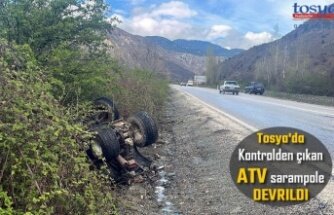 TOSYA'DA ATV TRAFİK KAZASI