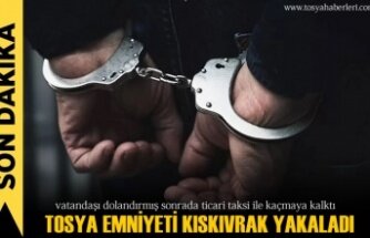 TOSYA EMNİYETİ DOLANDIRICIYI KISKIVRAK YAKALADI