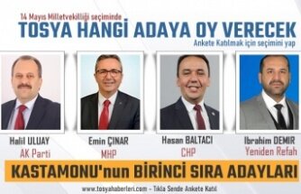 TOSYA SEÇMENİ 14 MAYIS MİLLETVEKİLİ SEÇİMİNDE HANGİ ADAYA OY VERECEK
