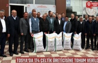 Tosya’da 174 Çiftçiye 55 Ton Çeltik Tohumu Dağıtımı Yapıldı