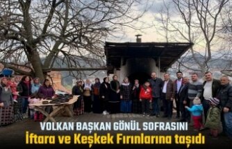 VOLKAN BAŞKAN GÖNÜL SOFRASINI RAMAZANDA VATANDAŞIN EVİNE TAŞIDI