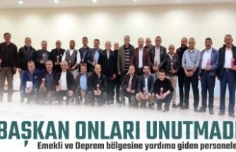 VOLKAN BAŞKAN ONLARI UNUTMADI