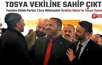 YENİDEN REFAH PARTİSİ MİLLETVEKİLİ ADAYI İBRAHİM DEMİR TOSYA ZİYARETİ