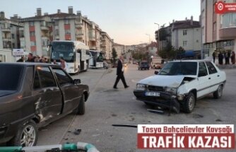 Tosya Bahçelievler Mahallasi Trafik Kazası