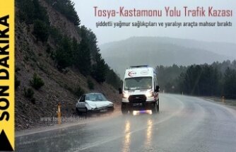 Tosya-Kastamonu Yolu Bamyacı Virajı Trafik Kazası