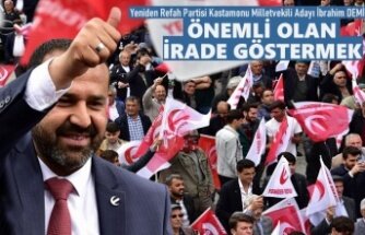 YENİDEN REFAH PARTİSİ MİLLETVEKİLİ ADAYI MİTİNGDE YÜZLERCA TOSYALIYA HİTAP ETTİ