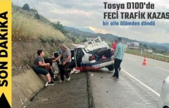 TOSYA D100'DE FECİ TRAFİK KAZASI
