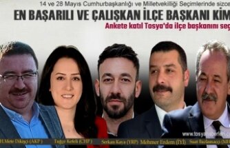 SİZCE SEÇİMLERDE TOSYA'DA EN BAŞARILI İLÇE BAŞKANI KİM