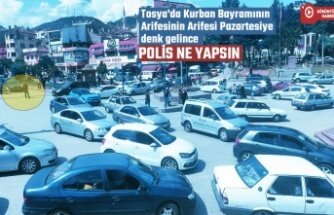 TOSYA İLÇE TRAFİĞİ VATANDAŞLARI ÇİLEDEN ÇIKARDI