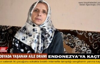 EŞİNİ VE ÇOCUKLARINI BIRAKIP ENDENOZYA'YA KAÇTI