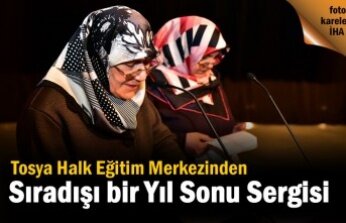 Tosya Halk Eğitim Merkezinden Sıradışı bir Sergi