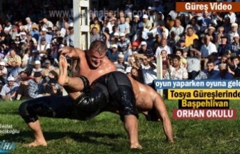Tosya Güreşlerinde Başpehlivan Orhan Okulu oldu