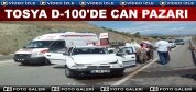 TOSYA D-100'DE TRAFİK KAZASI 2 YARALI
