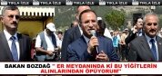 BAKAN BEKİR BOZDAĞ TOSYA GÜREŞ SAHASINDA