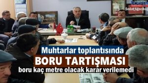 Tosya Muhtarlar Toplantısı
