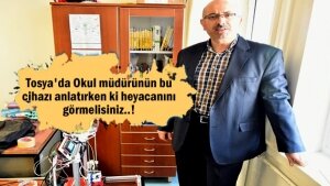 Kastamonu’nun Tosya ilçesinde Mesleki ve Teknik Anadolu Lisesi öğrencileri tarafından atık makine parçaları kullanılarak 3D yazıcı yapıldı.