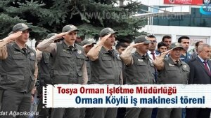 Tosya’da Orman Köylüsüne İş Makinesi verildi