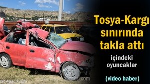 Tosya’da meydana gelen Trafik Kazasında 1 kişi ağır yaralandı