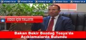 BAKAN BEKİR BOZDAĞ'IN TOSYA'DA YAPTIĞI AÇIKLAMALAR