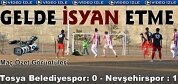Tosya Belediyespor: 0 - Nevşehirspor : 1